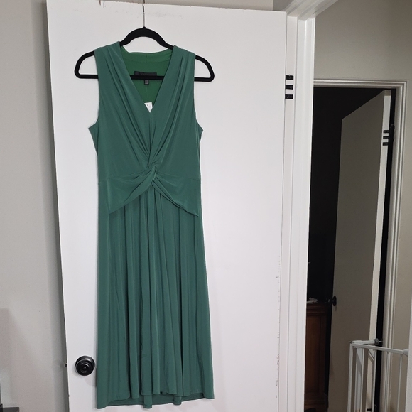 White House Black Market Dresses & Skirts - White House Black Market Teal Knot-Front Maxi Dress
